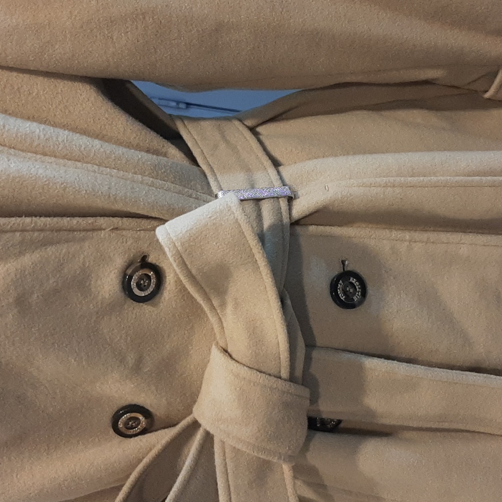 Tommy Hilfiger Beige Double-Breasted Trench Coat - Picture 4 of 9